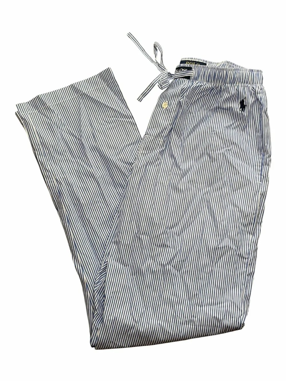 Polo Ralph Lauren Cotton Pajama Pant Striped Seersucker Men’s Size S NWT
